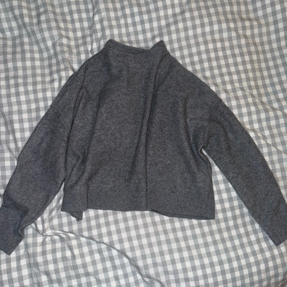 Anthropologie 100% cashmere mock neck sweater